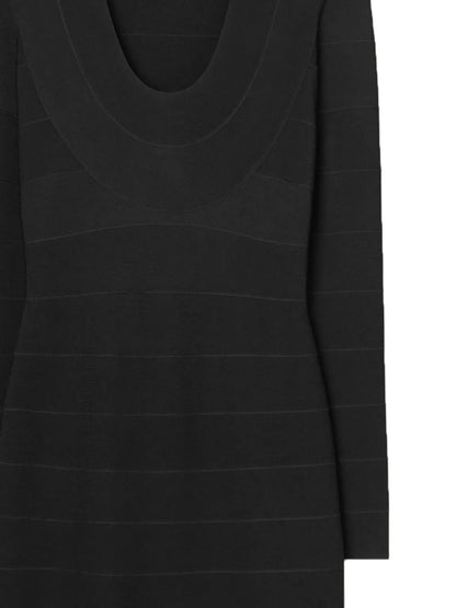 U-Neck Sweater Dress