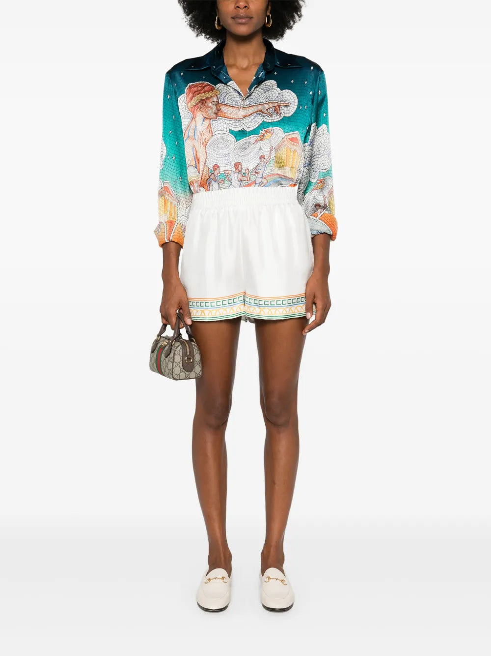 Crayon Temple Tennis Shorts