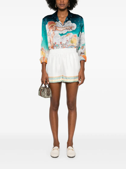 Crayon Temple Tennis Shorts