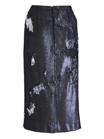 Sequinned Jersey Pencil Skirt