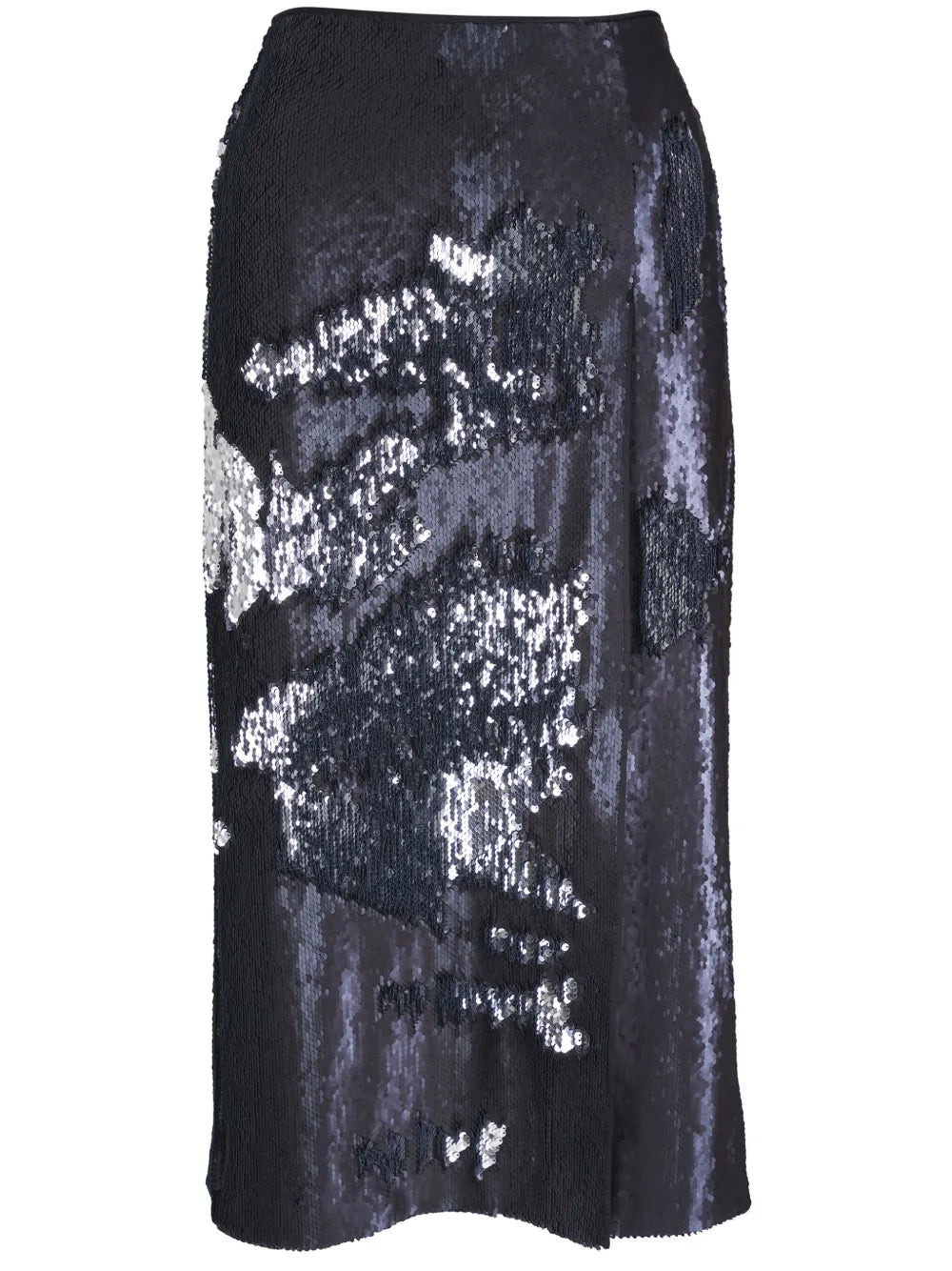 Sequinned Jersey Pencil Skirt