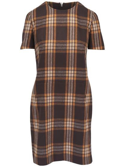 Sheath Silk Mini Dress