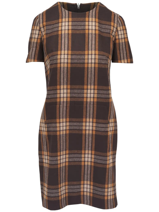Sheath Silk Mini Dress