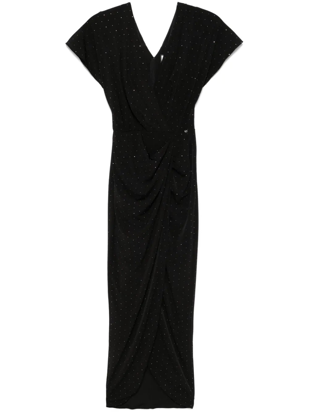 Crystal-Embellished Midi Dress