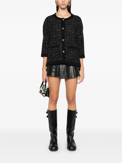 Bouclé Single-Breasted Jacket