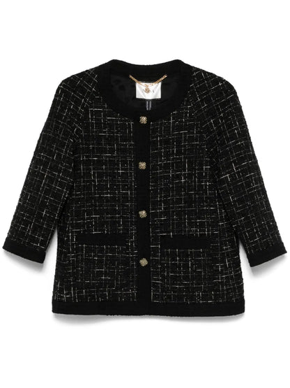 Bouclé Single-Breasted Jacket