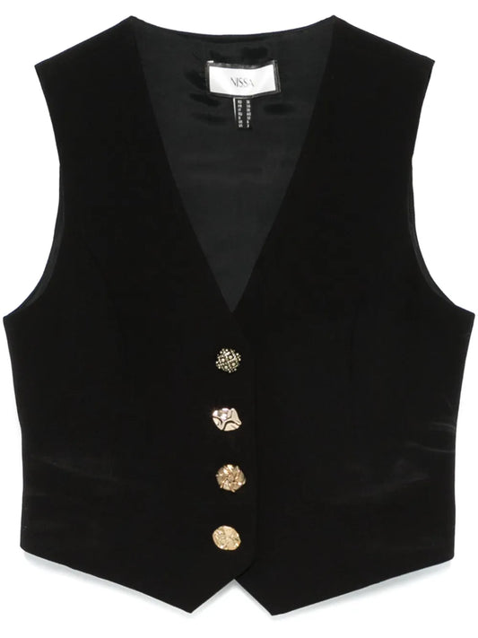 Decorative-Buttons Waistcoat