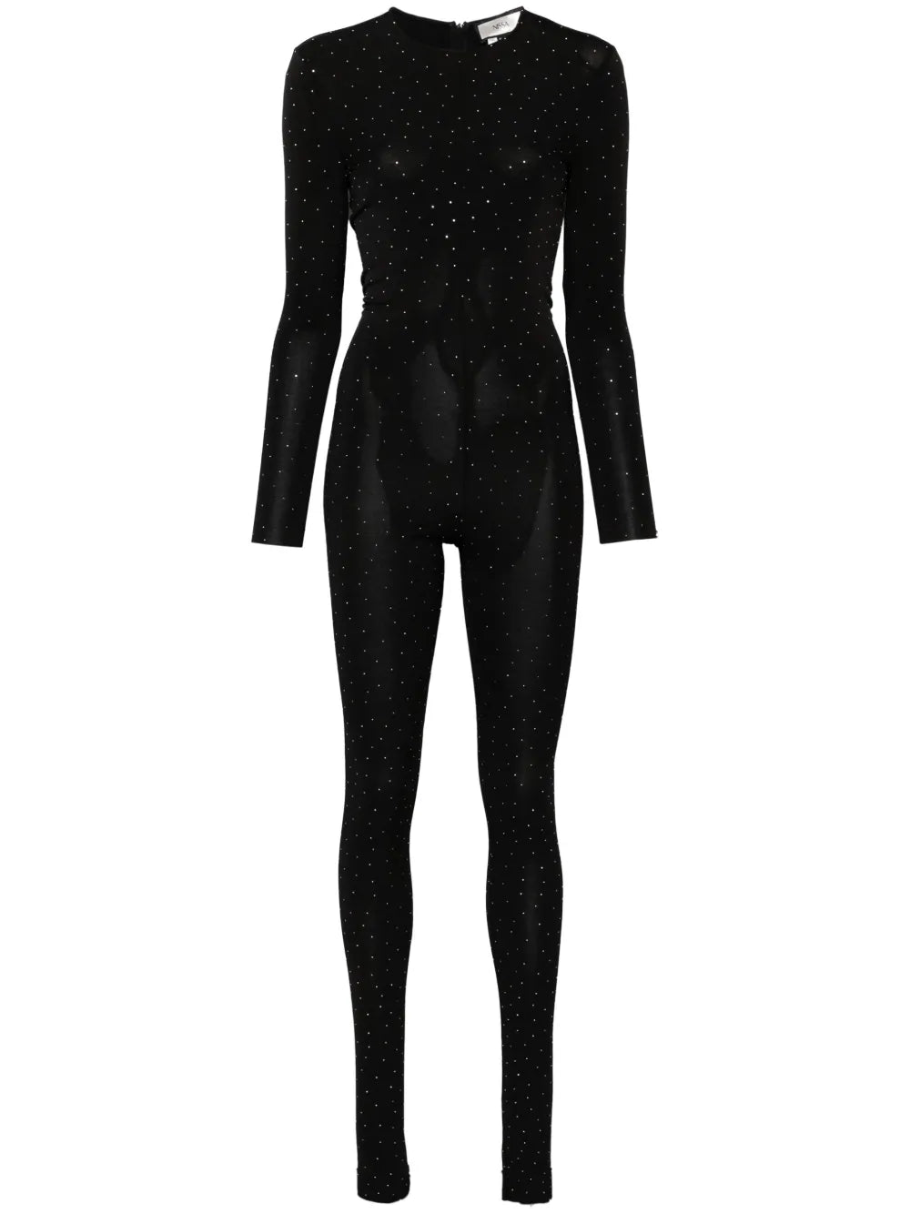 Rhinestone-Embellished Jumpsuit