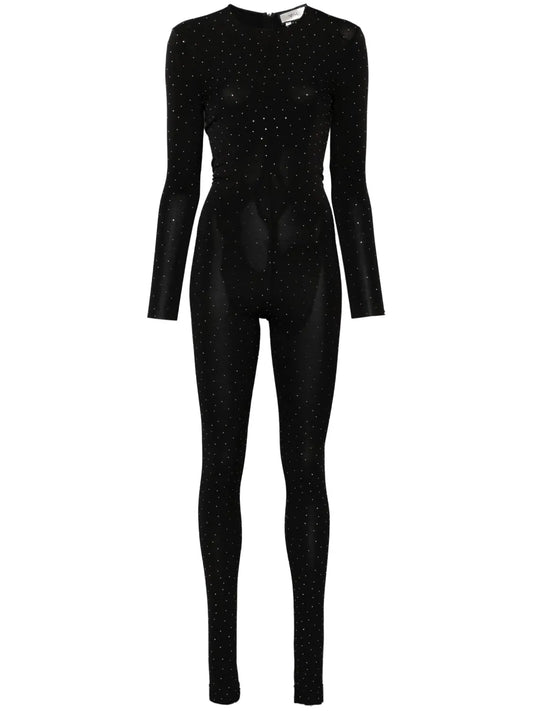 Rhinestone-Embellished Jumpsuit