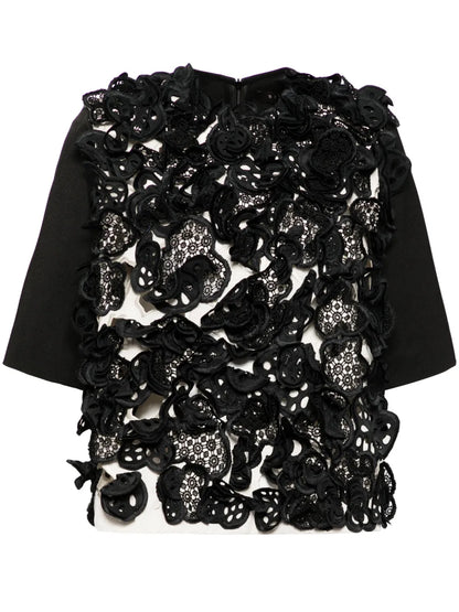 Floral Guipure Lace Blouse