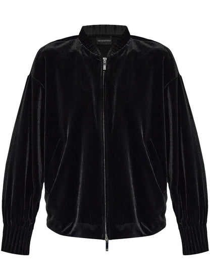 Velvet Bomber Jacket