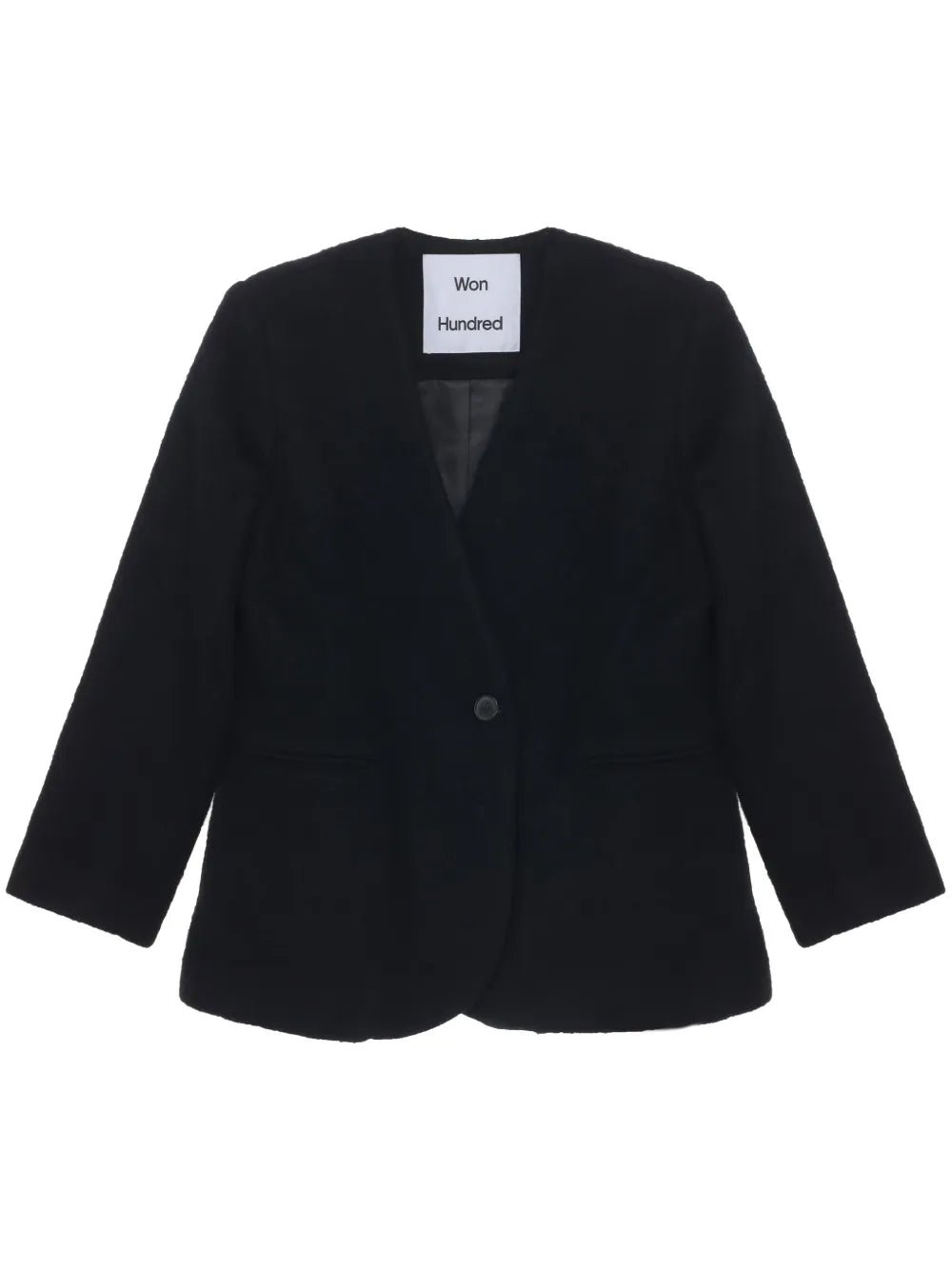 Collarless Blazer