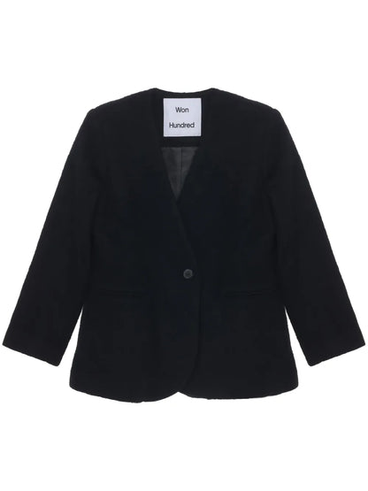 Collarless Blazer