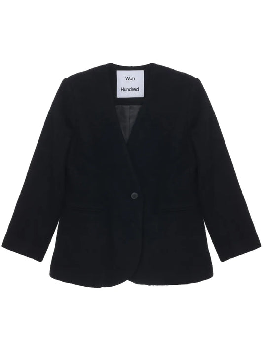 Collarless Blazer