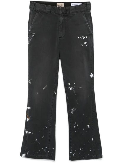 Paint Splatter-Detail Trousers