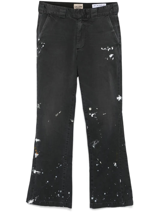 Paint Splatter-Detail Trousers