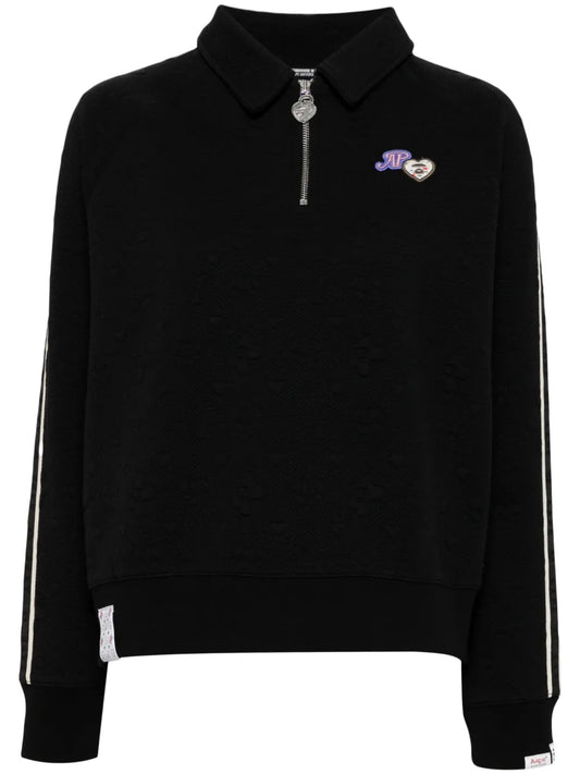 Moonface Logo Half-Zip Sweatshirt