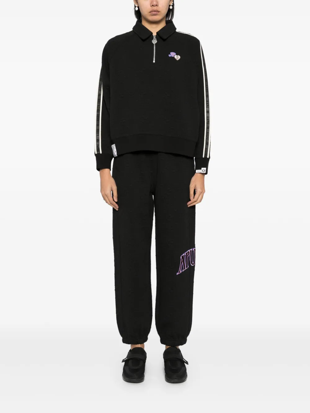 Moonface Logo Half-Zip Sweatshirt