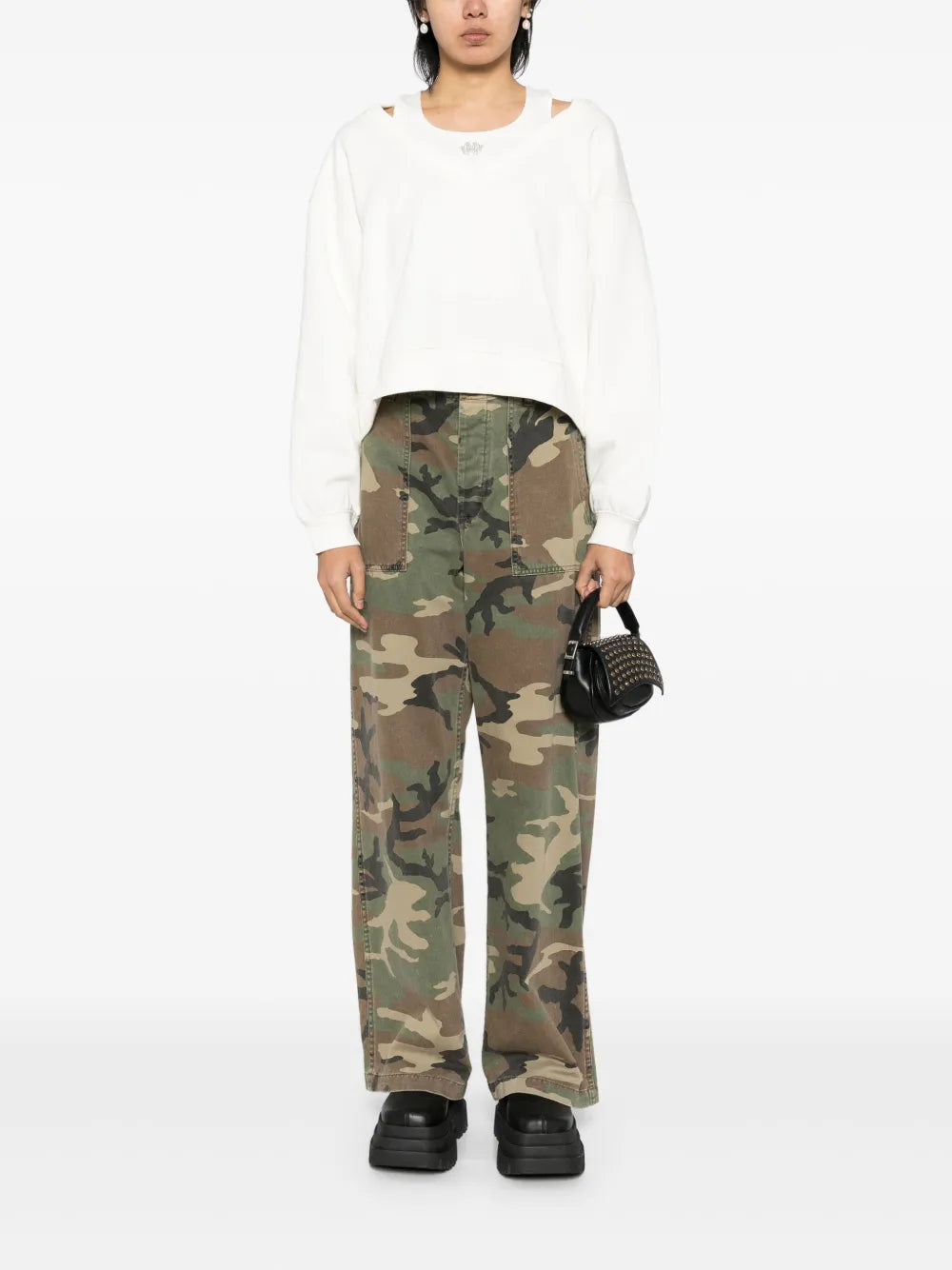 Layered Neck Hoodie