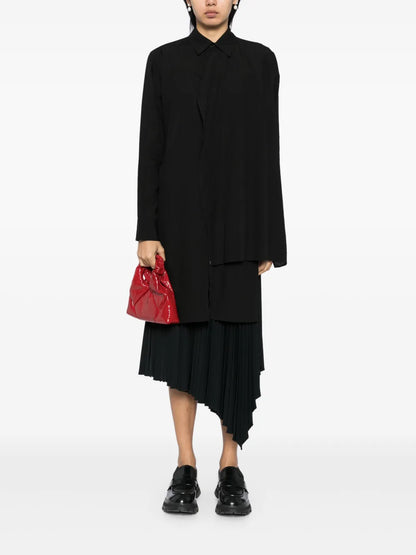 Layered-Design Shirt
