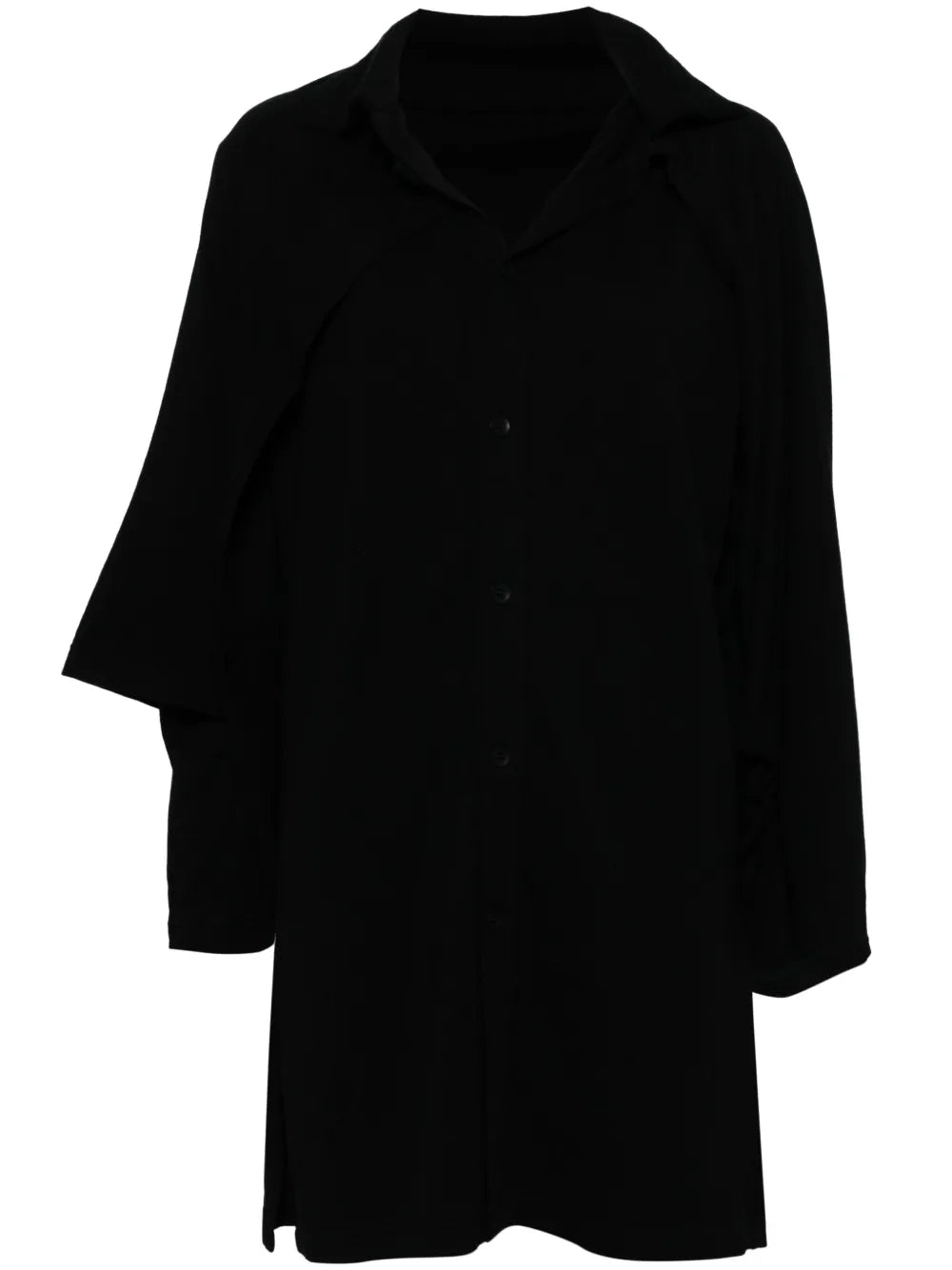 Layered-Design Shirt