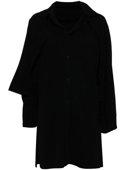 Layered-Design Shirt
