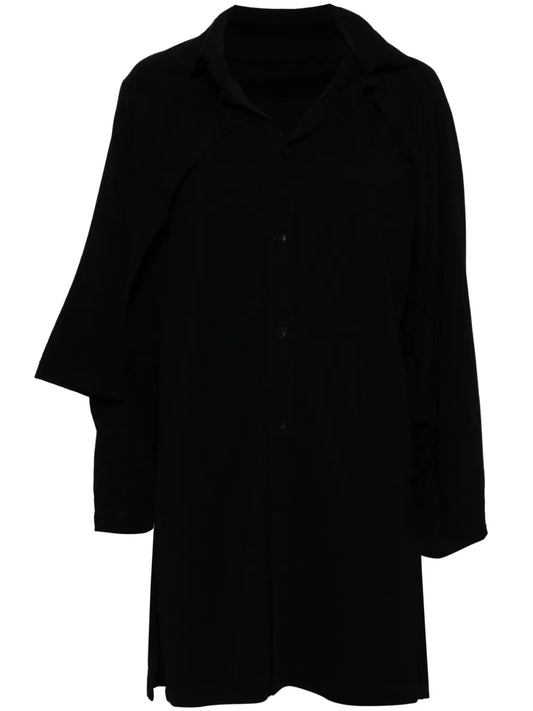 Layered-Design Shirt