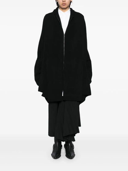 Layered-Design Cardigan