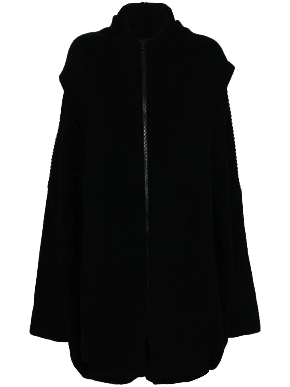 Layered-Design Cardigan
