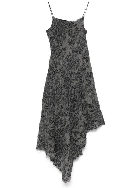 Textured Midi Dress