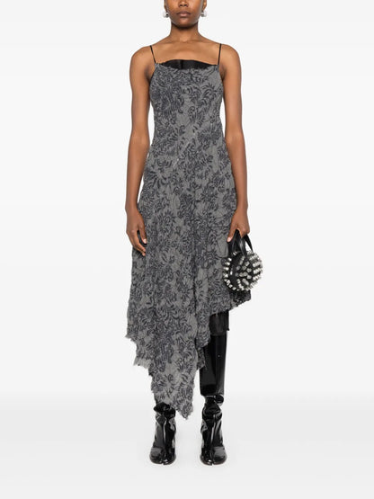 Textured Midi Dress