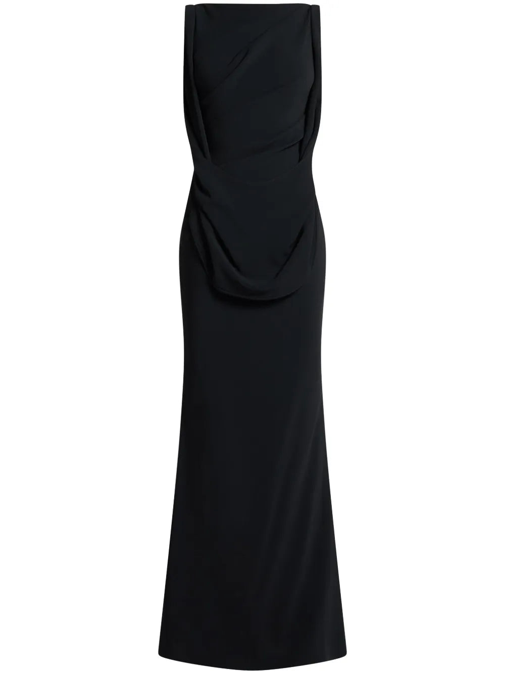 Draped Sleeveless Dress
