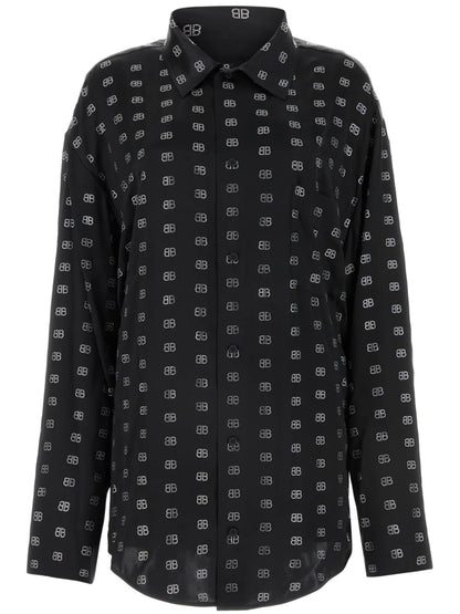 Monogram Silk Shirt