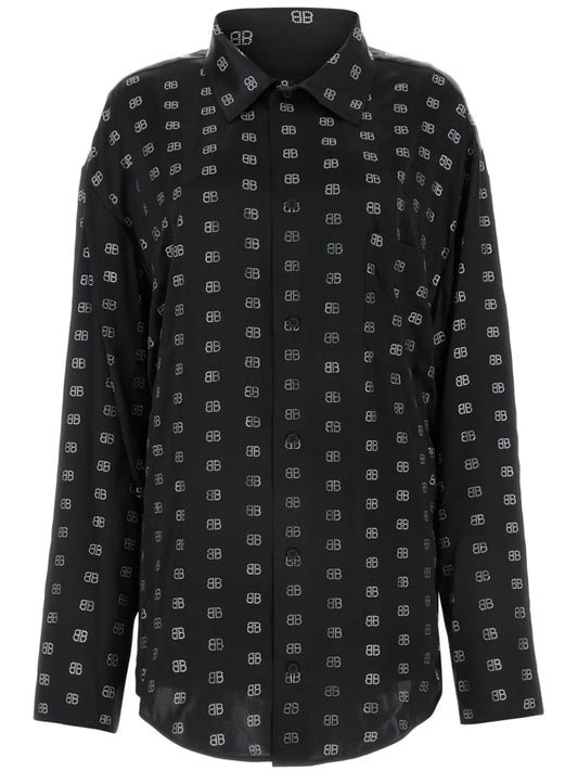 Monogram Silk Shirt