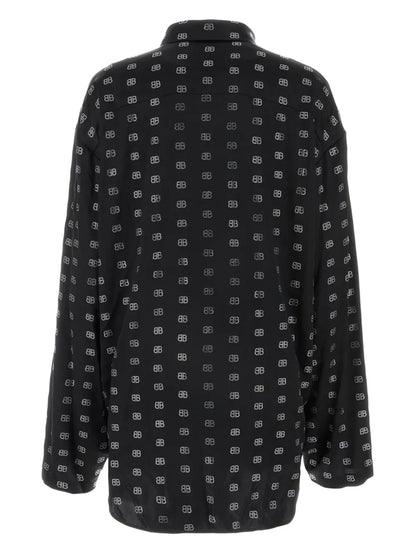 Monogram Silk Shirt