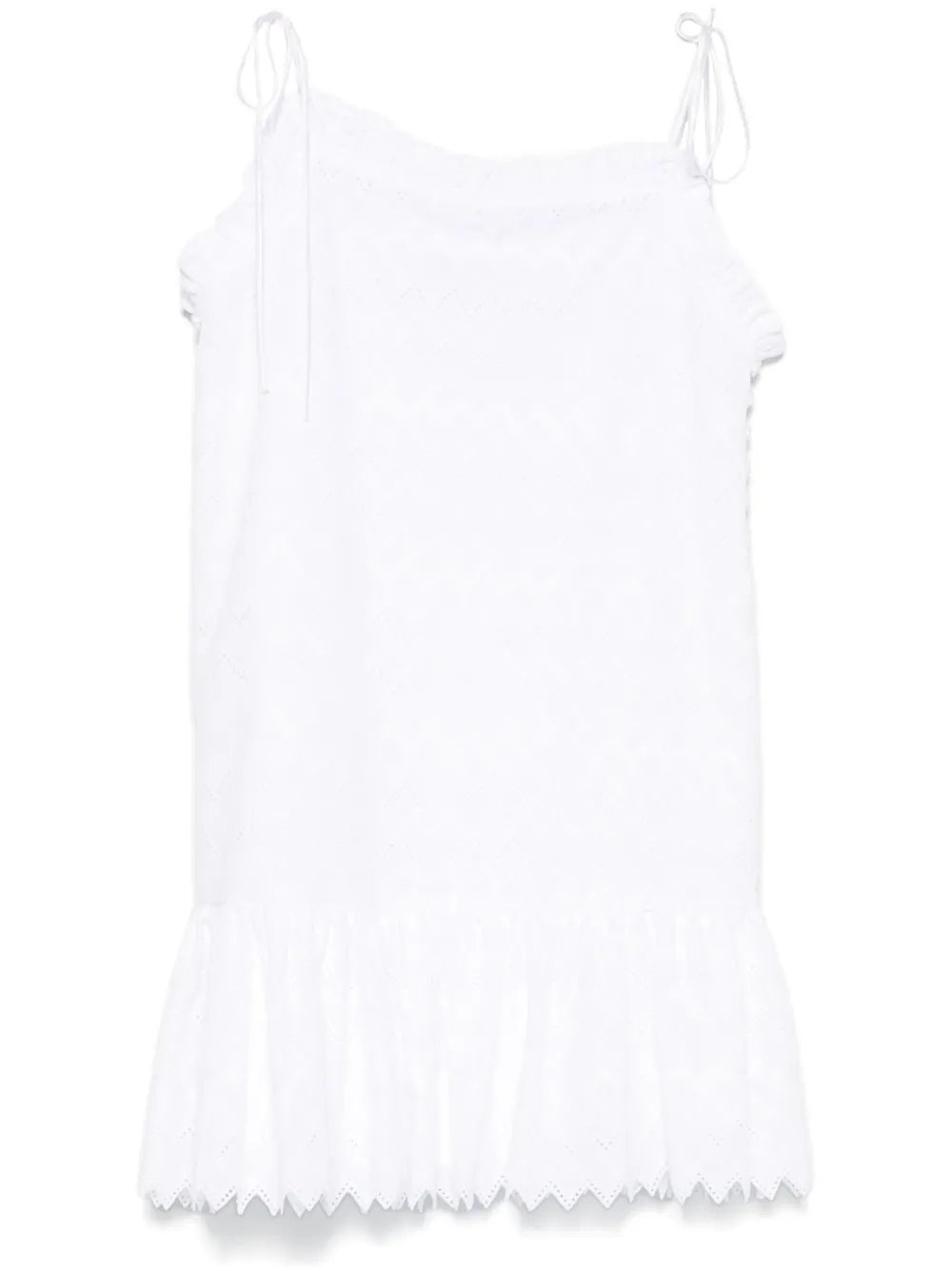 Zigzag Pattern Mini Dress
