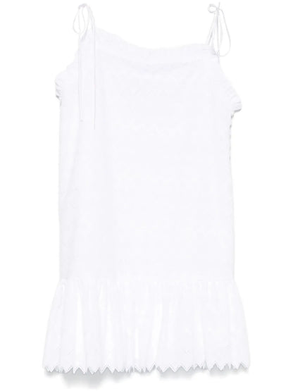 Zigzag Pattern Mini Dress