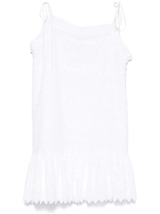 Zigzag Pattern Mini Dress
