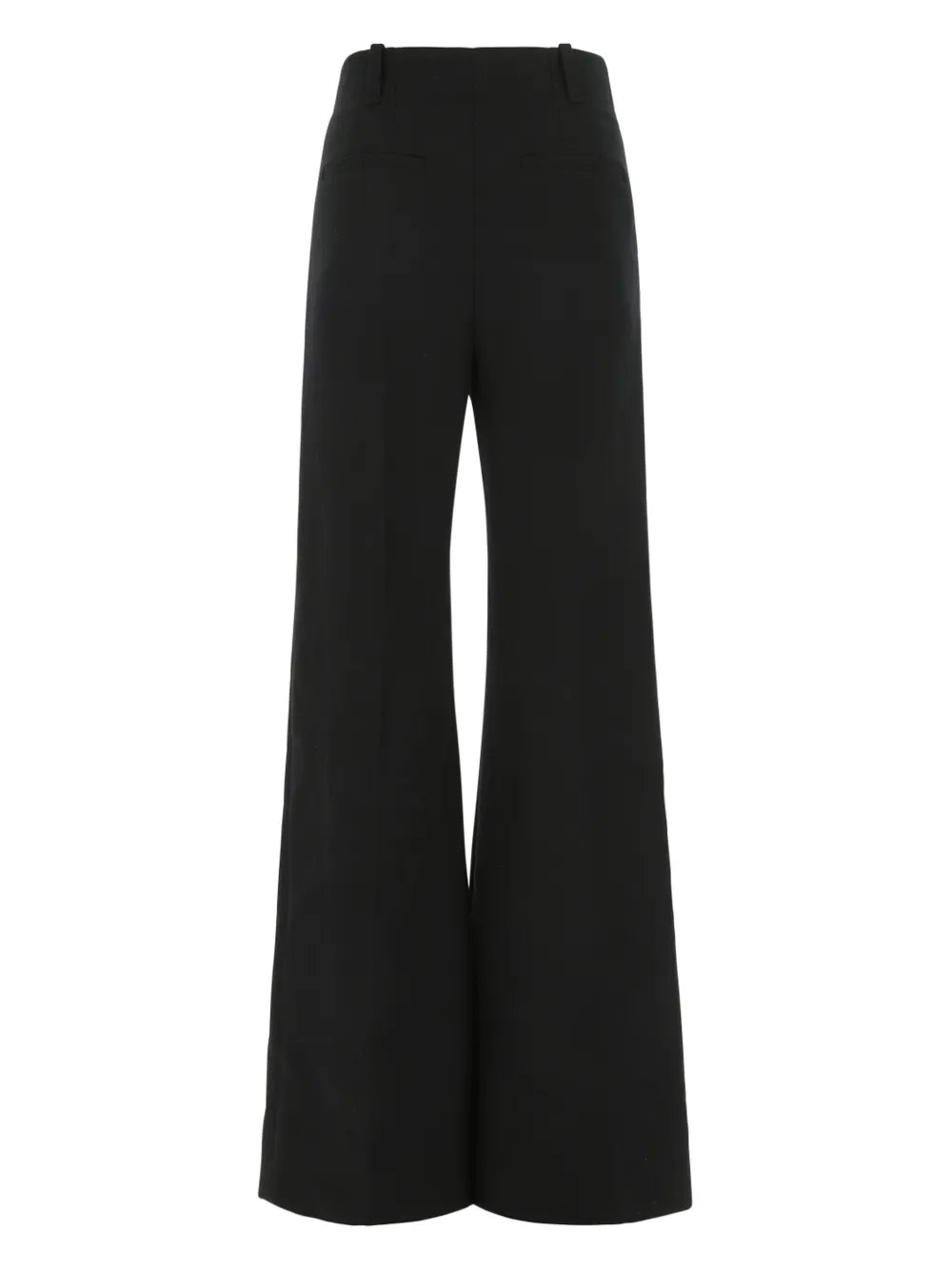 Virgin Wool Flared Trousers