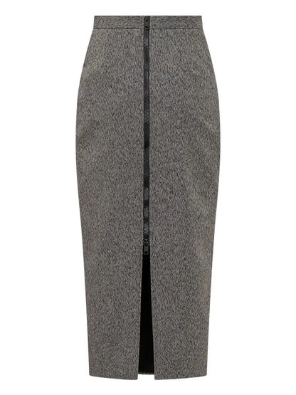 Twill Pencil Skirt