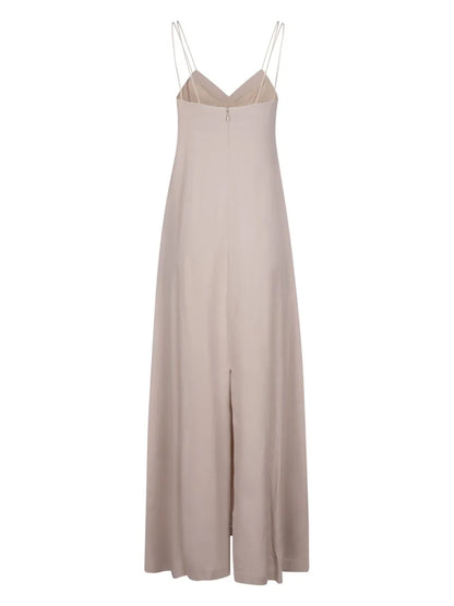 V-Neck Sleeveless Maxi Dress