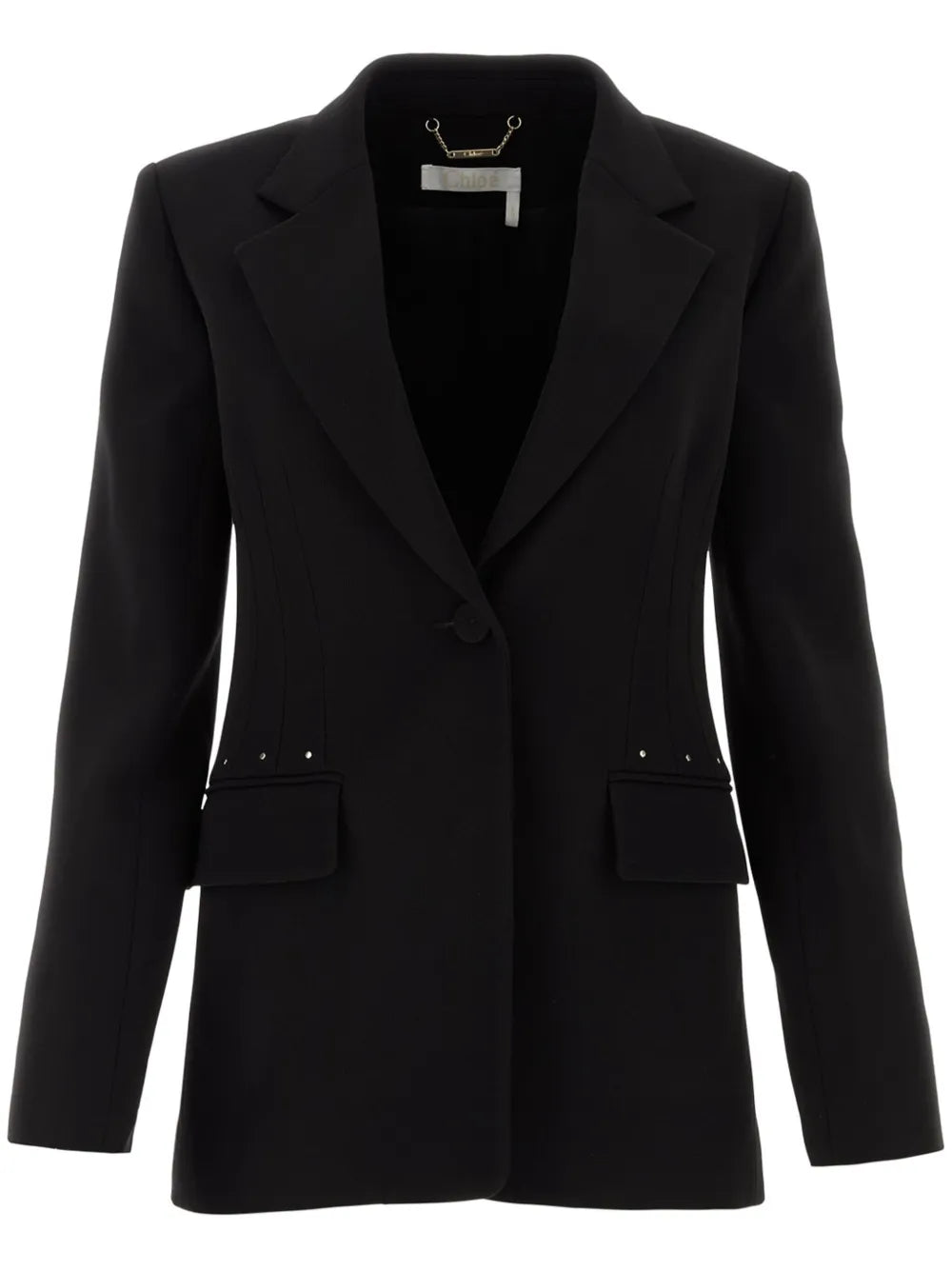 Wool Single-Breasted Blazer