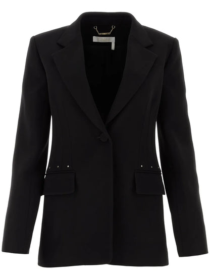 Wool Single-Breasted Blazer
