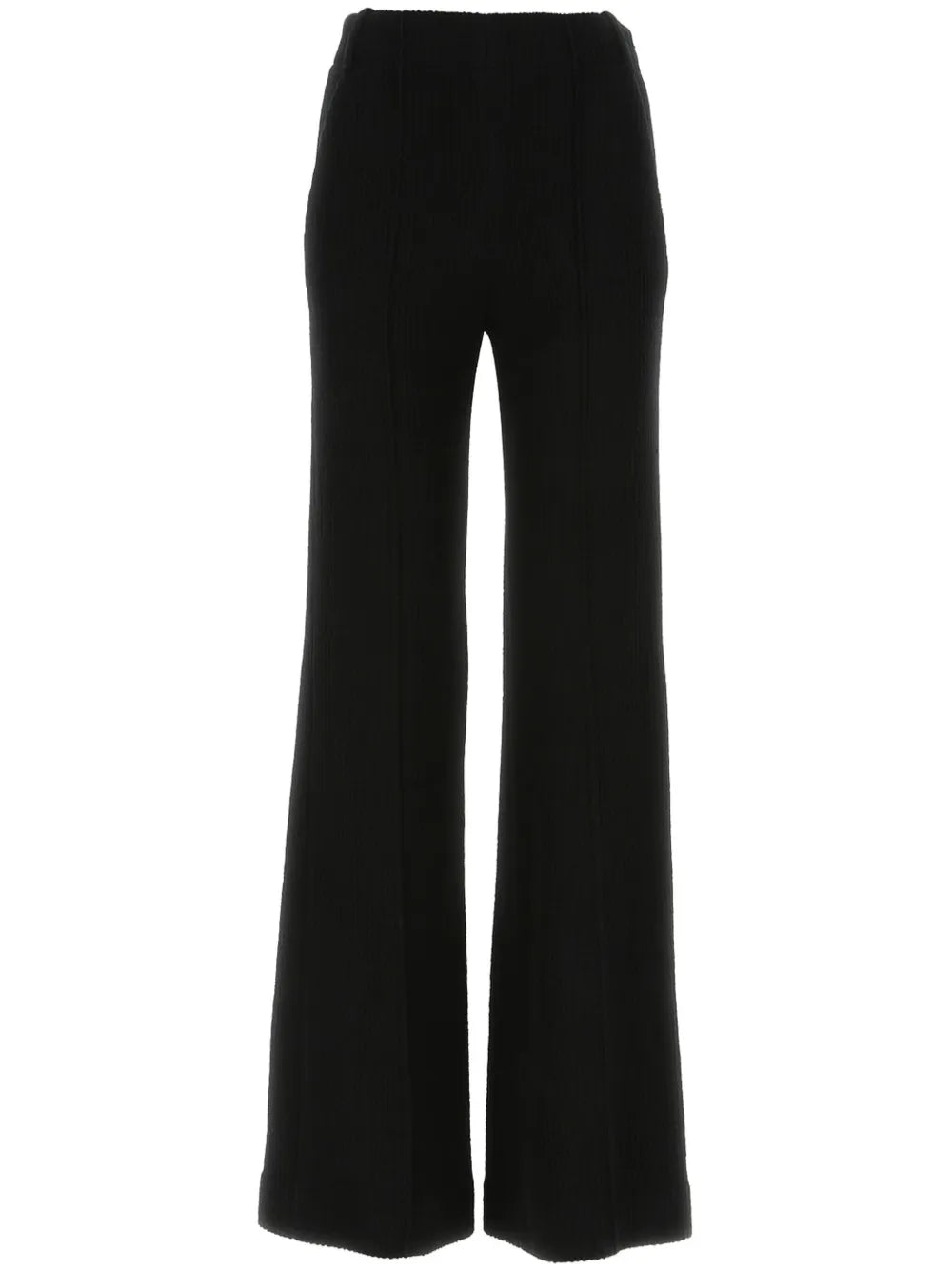 Virgin Wool Flared Trousers