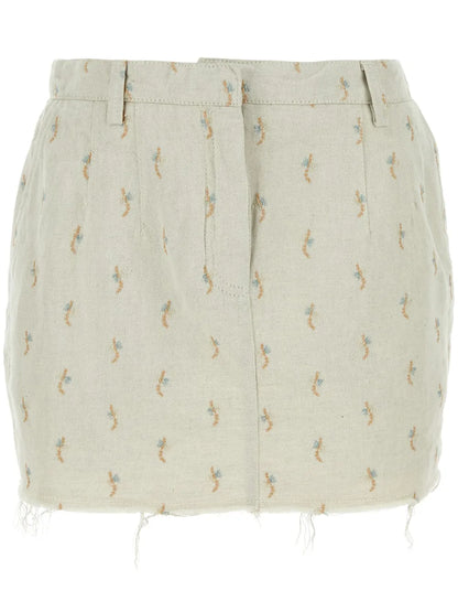 Logo Patch Mini Skirt