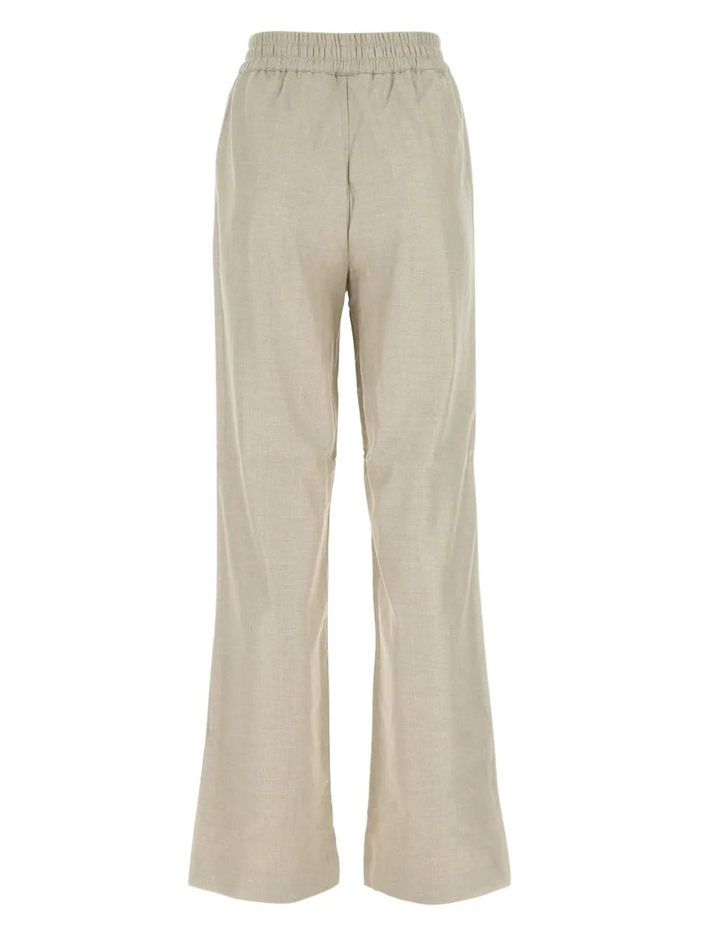 Drawstring Straight-Leg Trousers