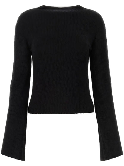 Silk-Blend Knitted Jumper