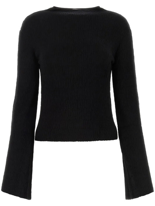 Silk-Blend Knitted Jumper
