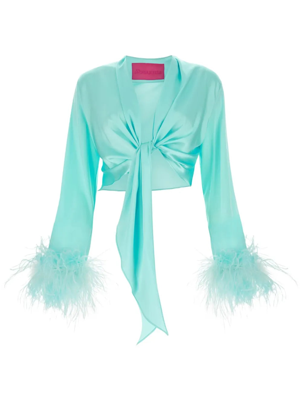 Feather-Trim Top