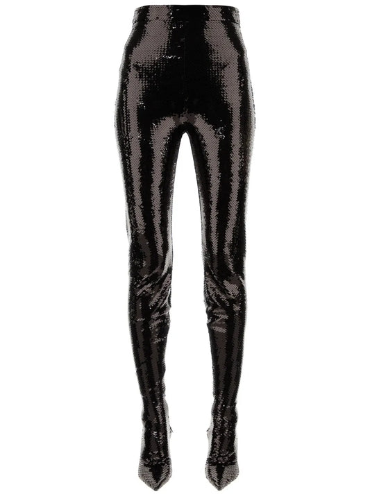 Sequinned Boot Leggings